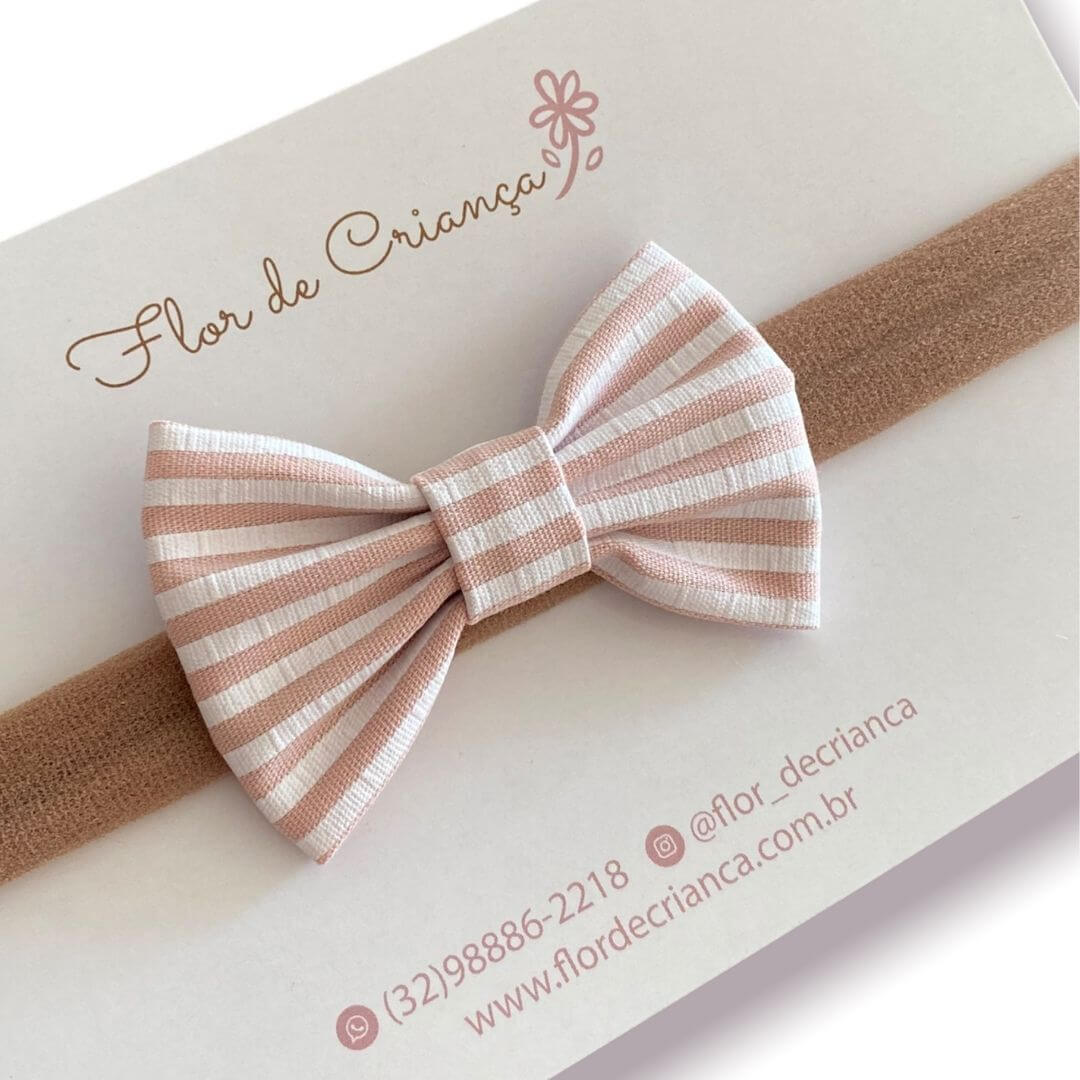 Faixa de Cabelo para Bebê laço Julie